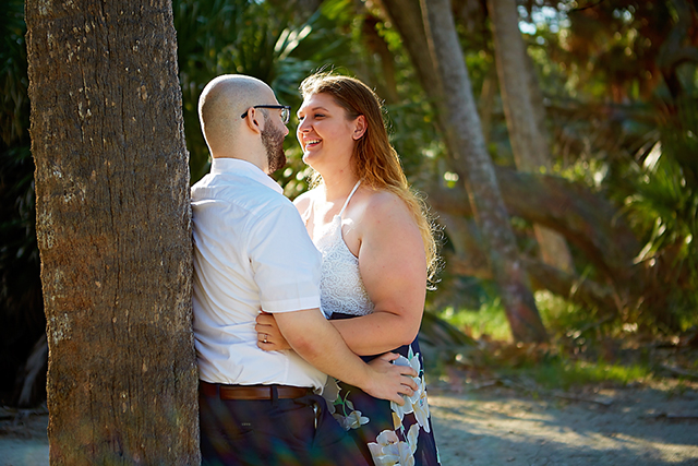 Golden hour engagement session at Hunting Island State Park in Beaufort, SC 